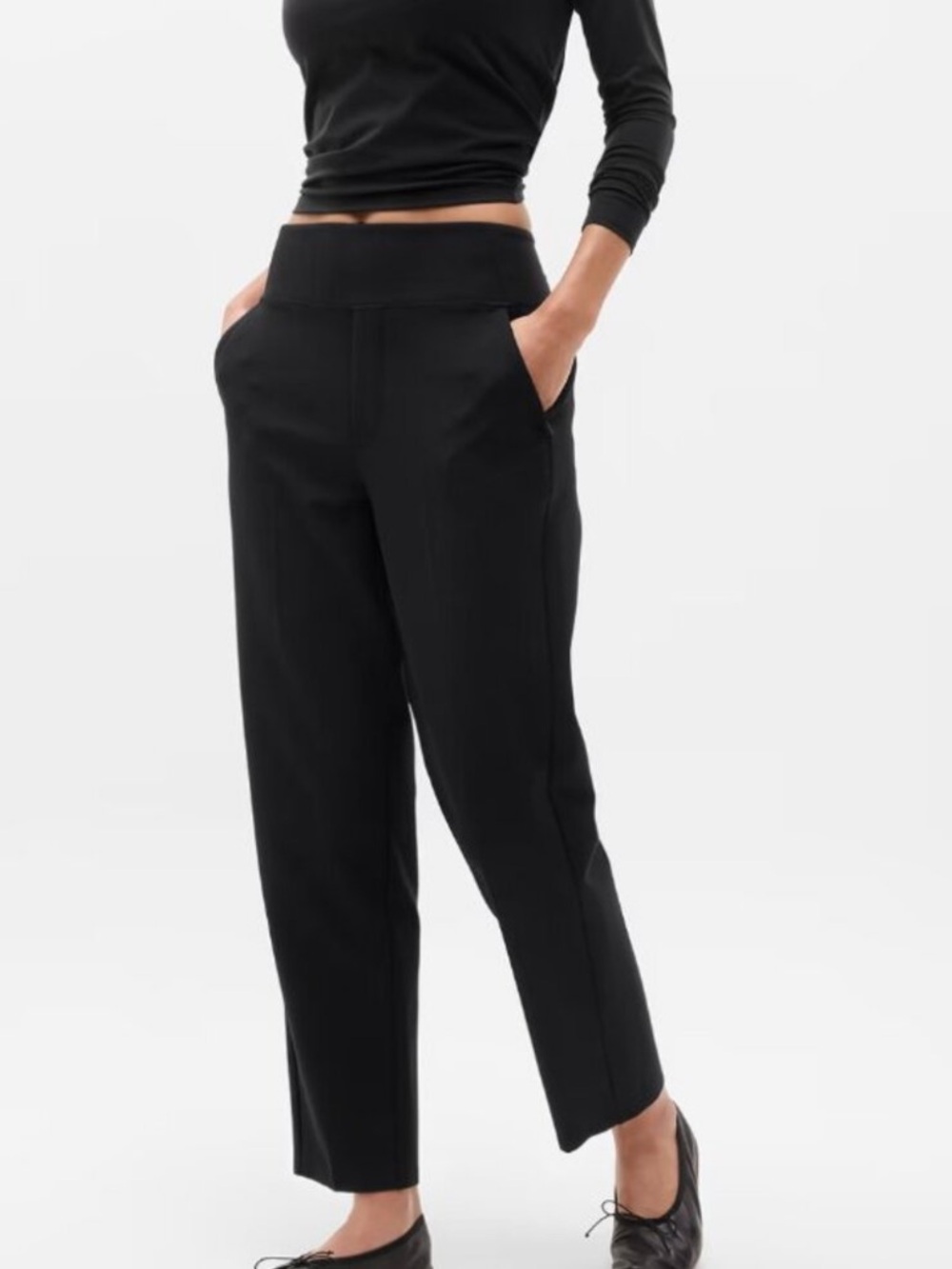 Athleta endless ankle pants size 10 black